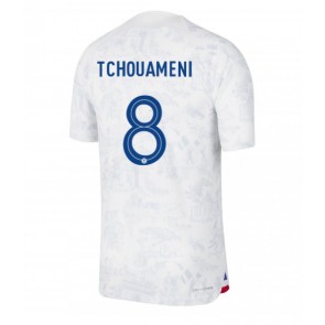 Maillot de foot France Aurelien Tchouameni #8 Extérieur Monde 2022 Manches Courte